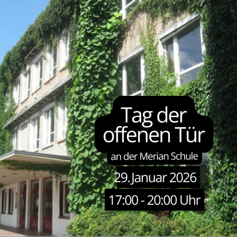 Instagram Post für Tag der offenen Tür in modernem Stil in Blau Flieder Gelb